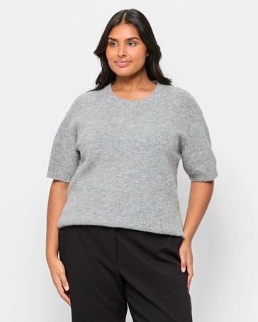 Plus Size Jewel Knit Top