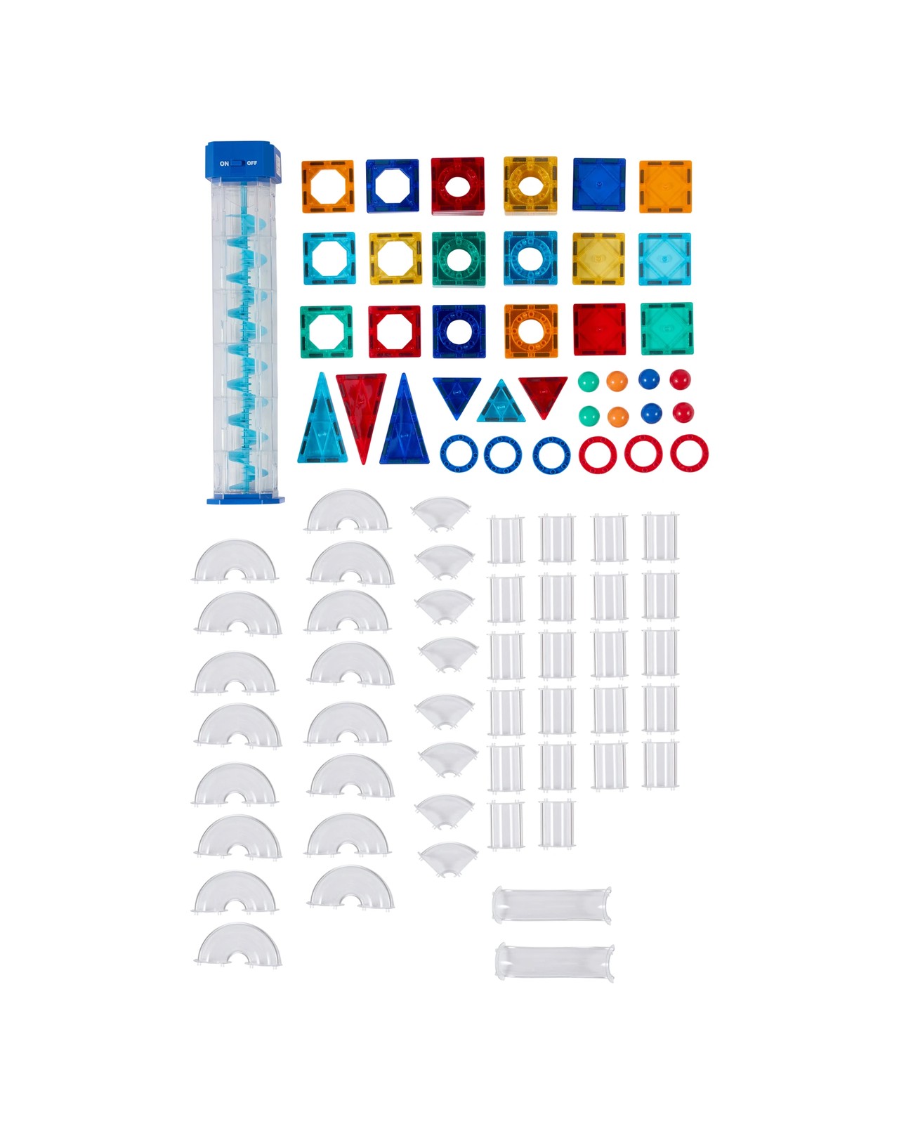 Anko 125 Piece Magnetic Powered Pipeline Set 5 of 5