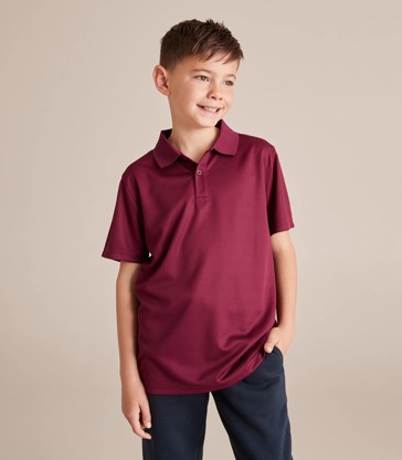 School Sports Mesh Polo T-shirt