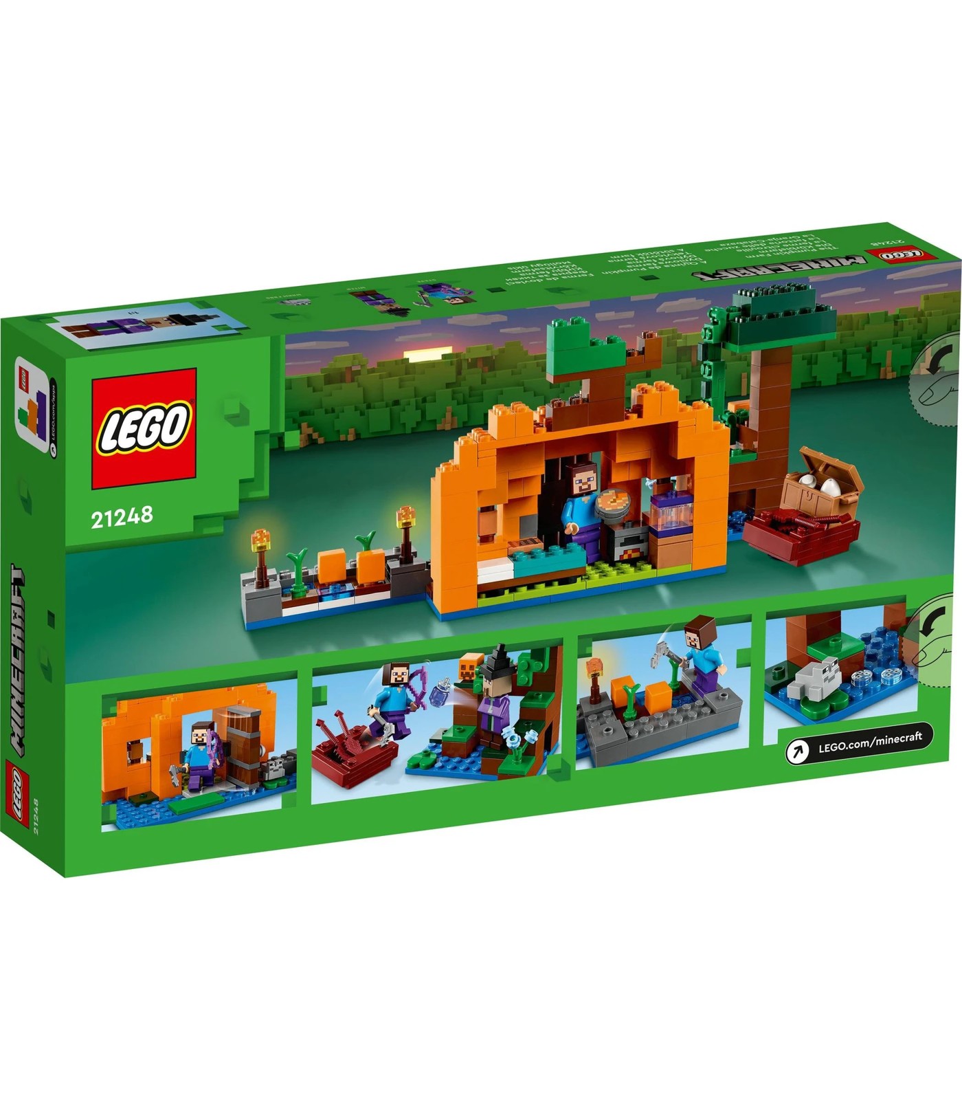 Lego Minecraft The Pumpkin Farm Building Toy Set 21248 : Target