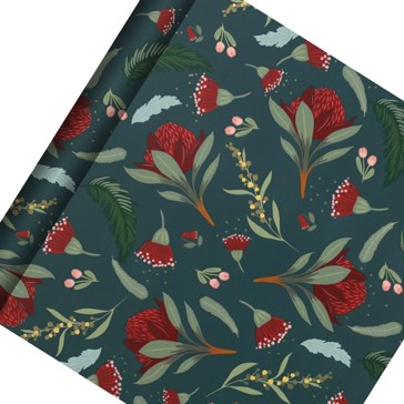 Hallmark x Christie Williams Wrapping Paper Roll - Australian Flora