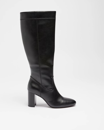 Womens Block Heeled Long Boot - Stevie