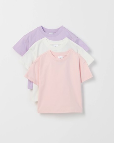 Baby Organic Cotton 3 Pack Relaxed T-Shirts