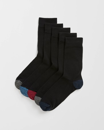 Maxx Australian Cotton Blend 5 Pack Business Crew Socks