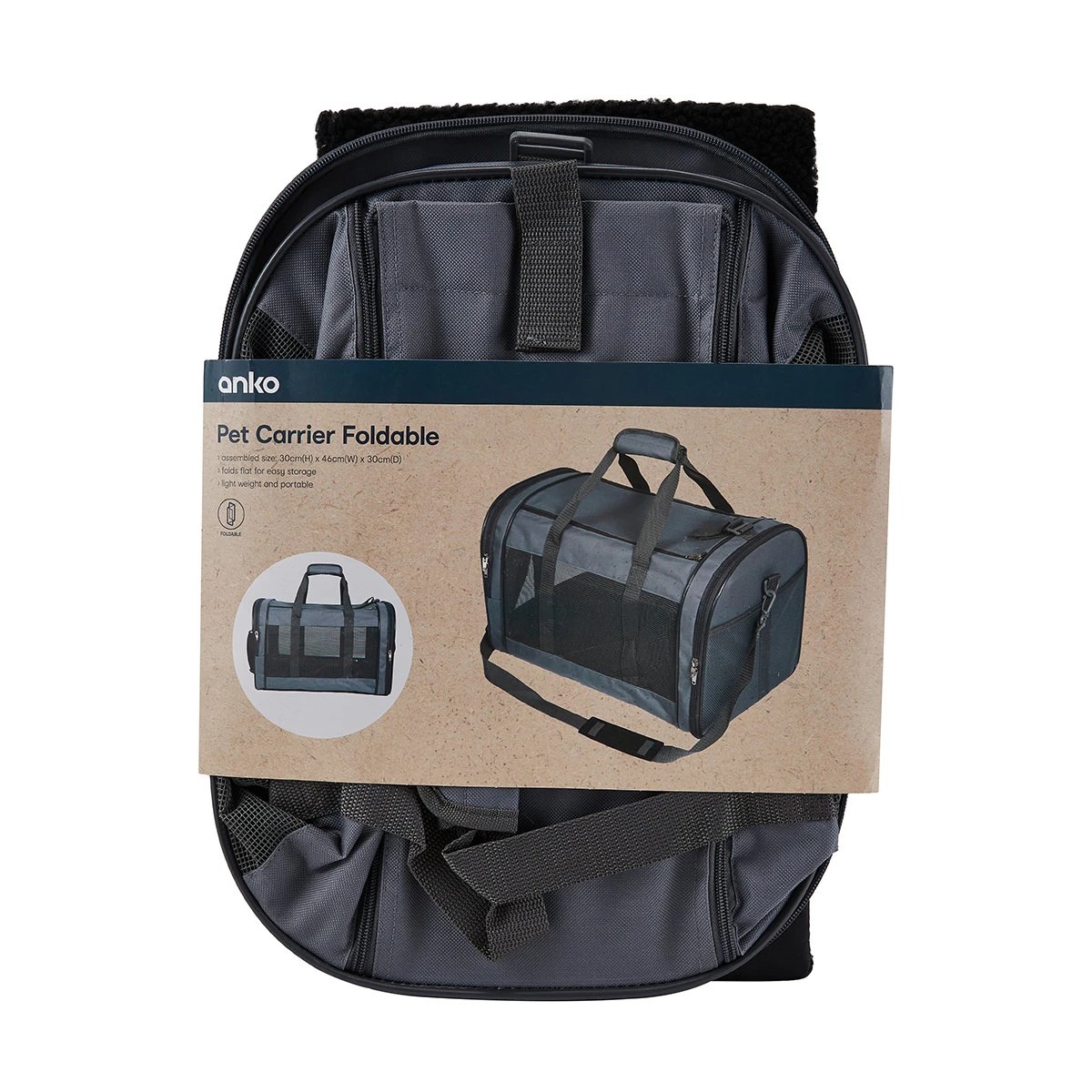 Kmart foldable 2024 pet carrier