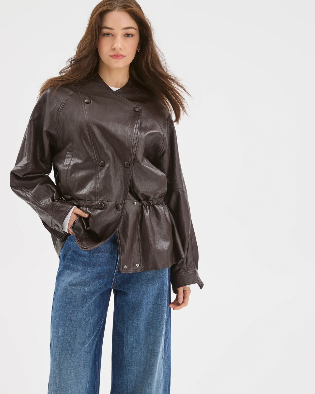 Lily Loves PU Aviator Jacket 4 of 5
