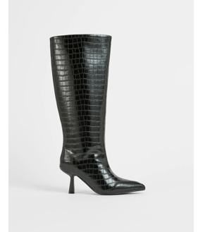 High Heel Long Boots - Scarlet
