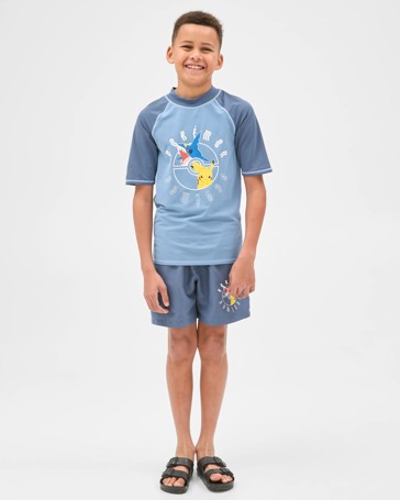 Pokemon Short Sleeve Swim Rashie