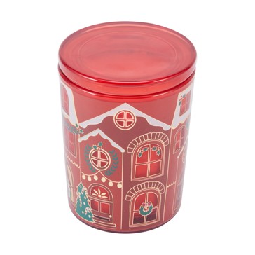 Christmas Village Glowing Festive Scene Candle - Anko
