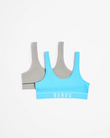 Bonds Retro Rib Tank Crops 2 Pack