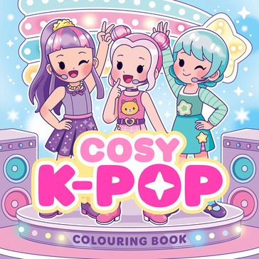 Cosy K-Pop Colouring Book by Pamela Barbieri  - Book