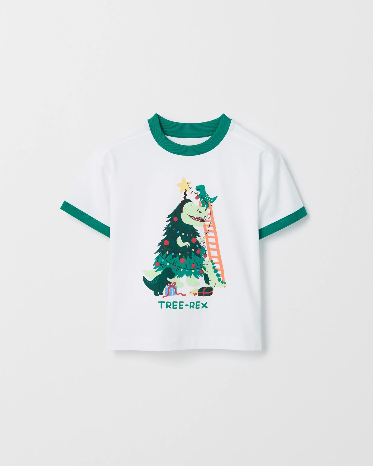 Australian Cotton Oversized Christmas T-Shirt - White 5 of 6