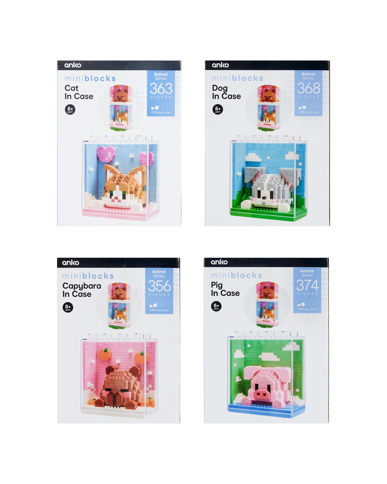 Mini Blocks Animals in Case - Assorted 5 of 5