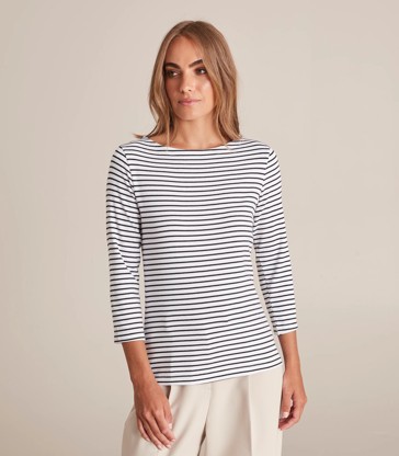 Isabel Boat Neck Top - Preview