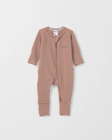 Bonds Australian Cotton Baby Ribbed Zippy Coverall
