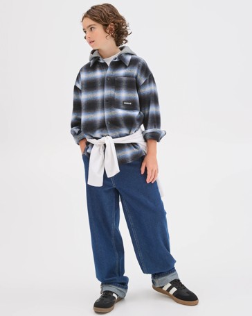 Australian Cotton Heavy Flannelette Hooded Shirt