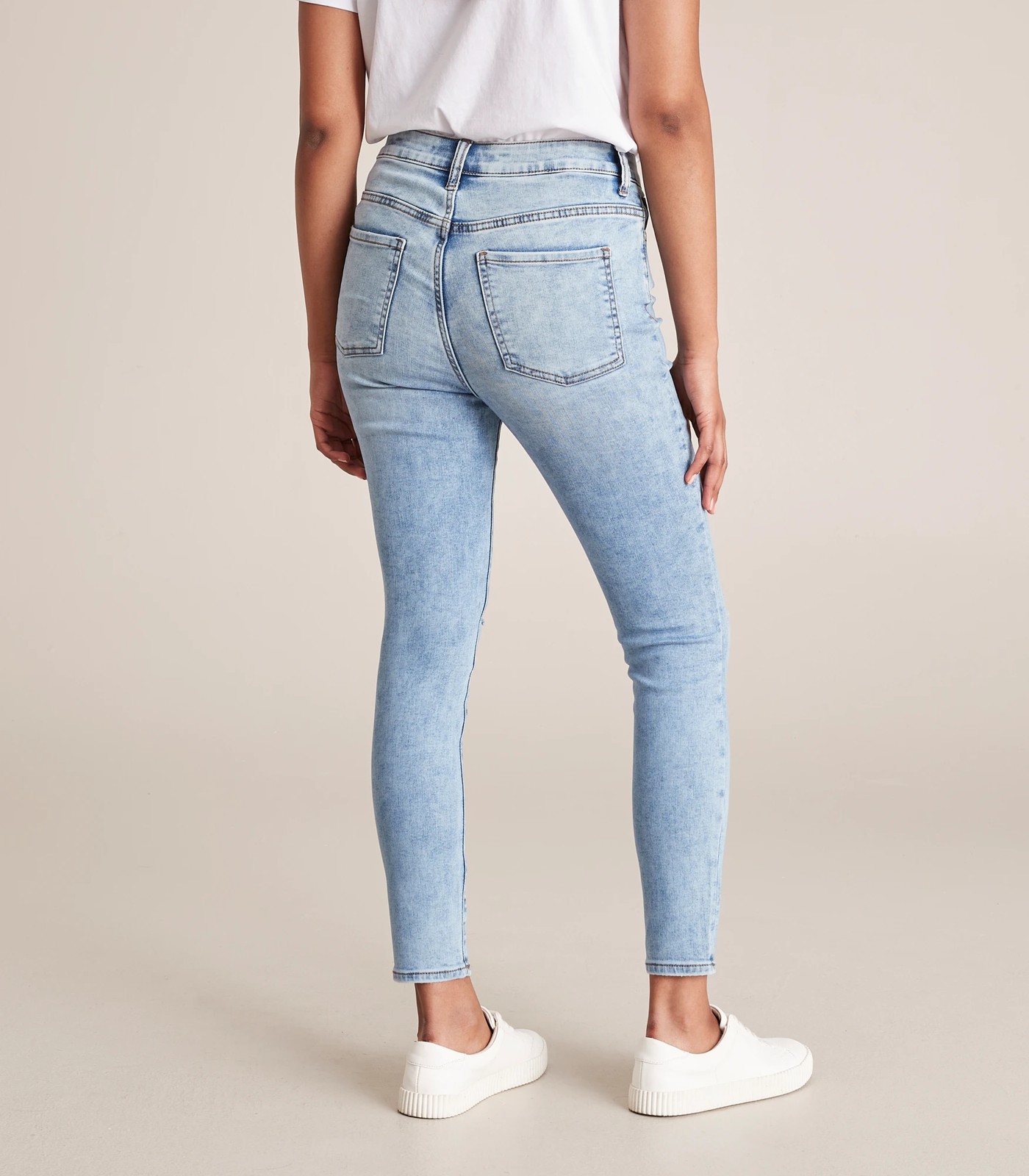 Sophie Skinny Distressed High Rise Ankle Length Jeans 6 of 6