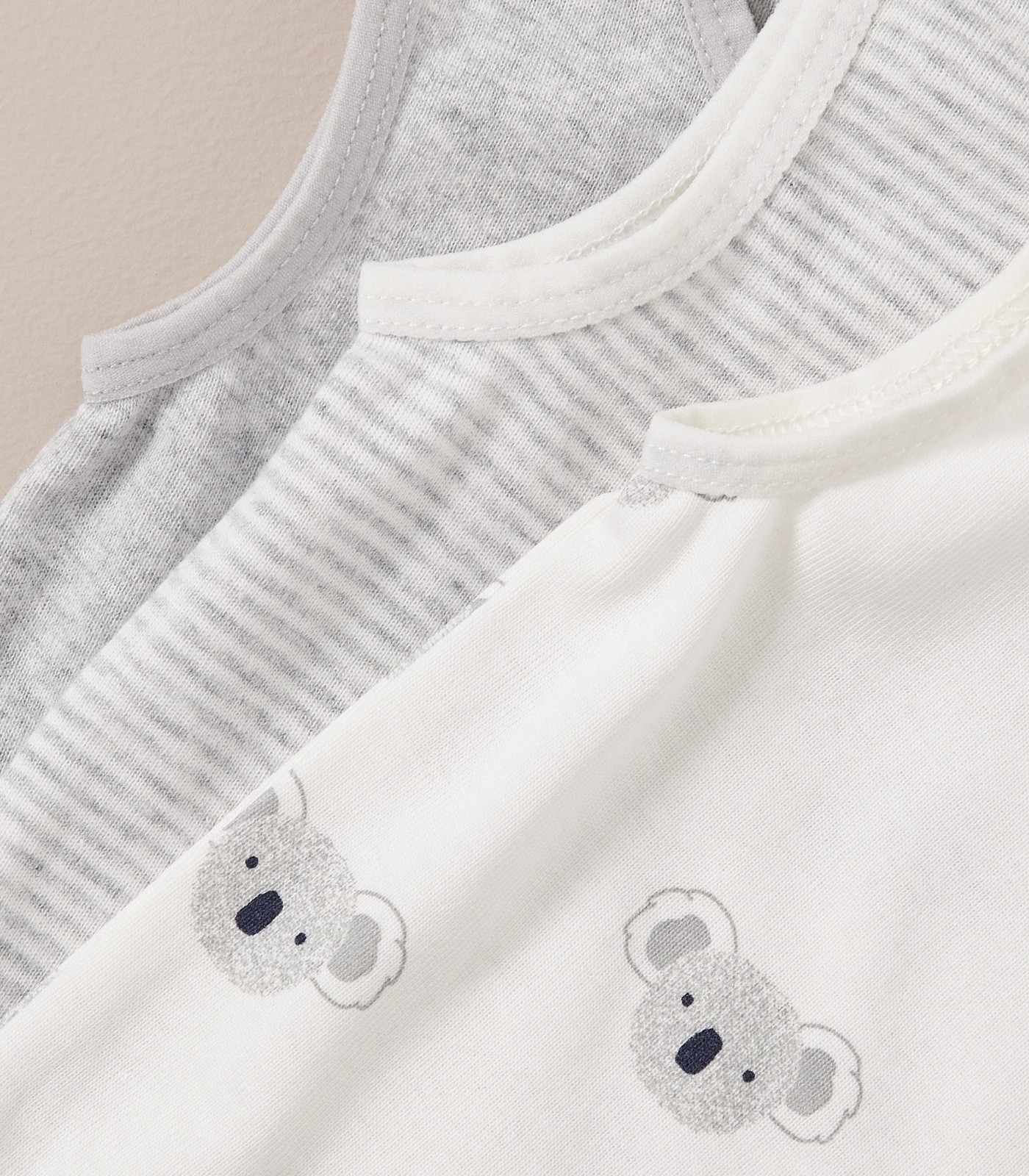 3 Pack Baby Organic Cotton Vests 6 of 6