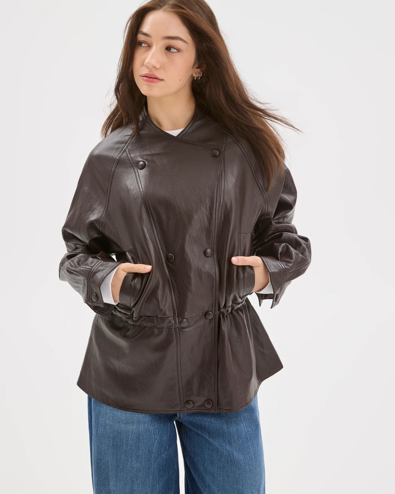 Lily Loves PU Aviator Jacket 5 of 5