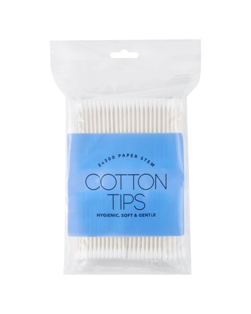 OXX Essentials Paper Stem Cotton Tips - 2 Pack