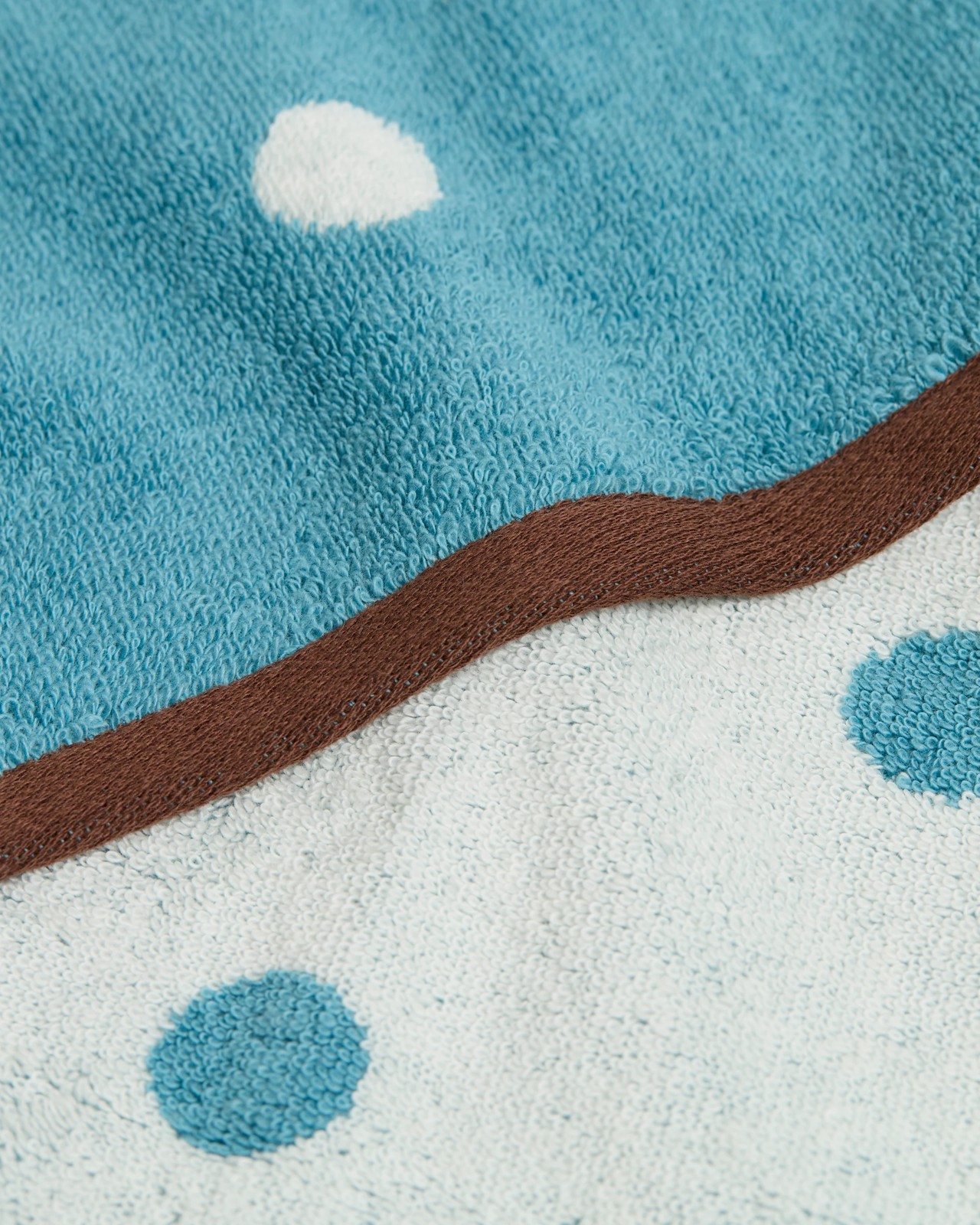 Senna Australian Cotton Polka Dot Hand Towel - Adriatic Blue 3 of 3