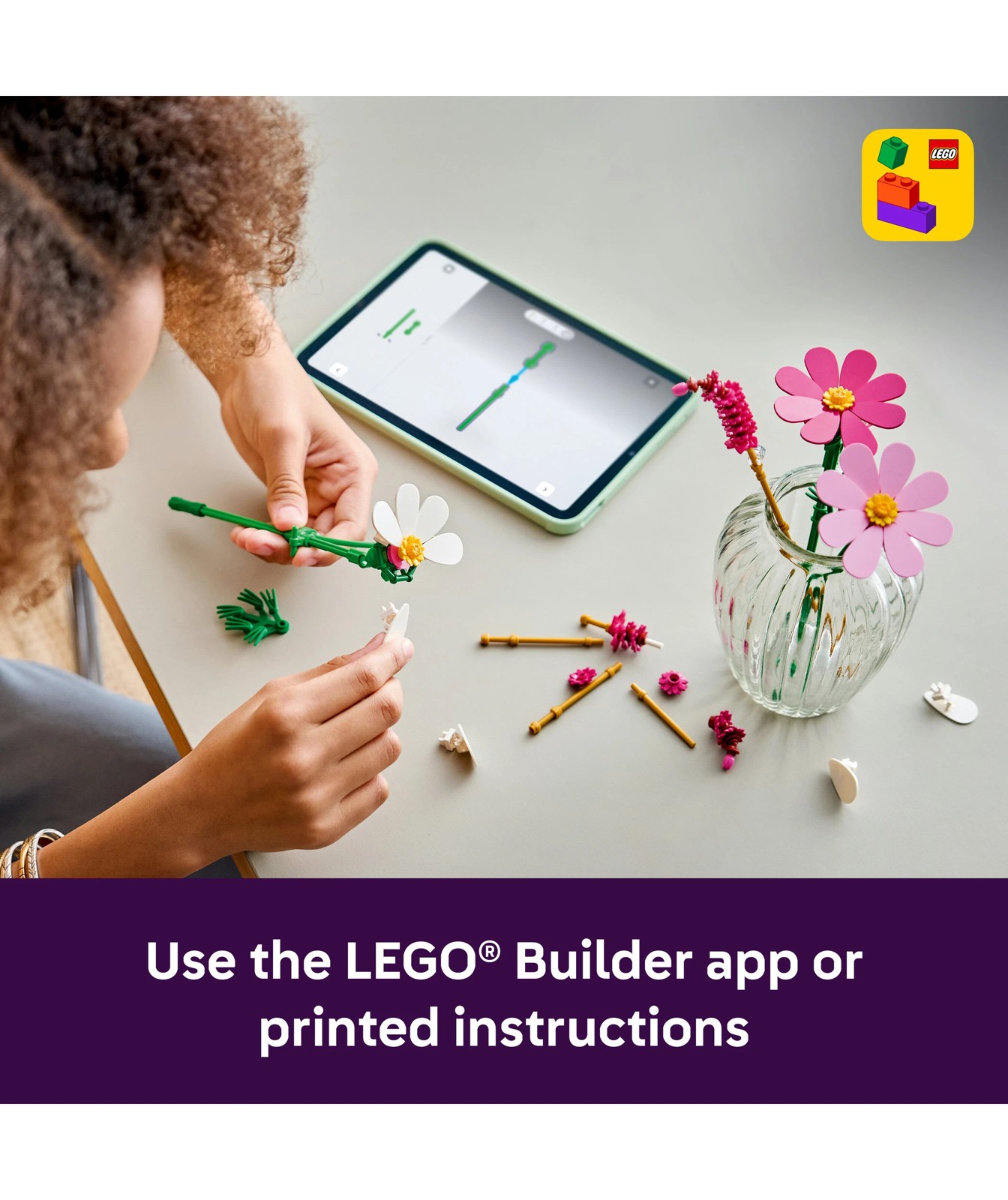 LEGO® Botanicals Cosmos Flowers 11514 5 of 6