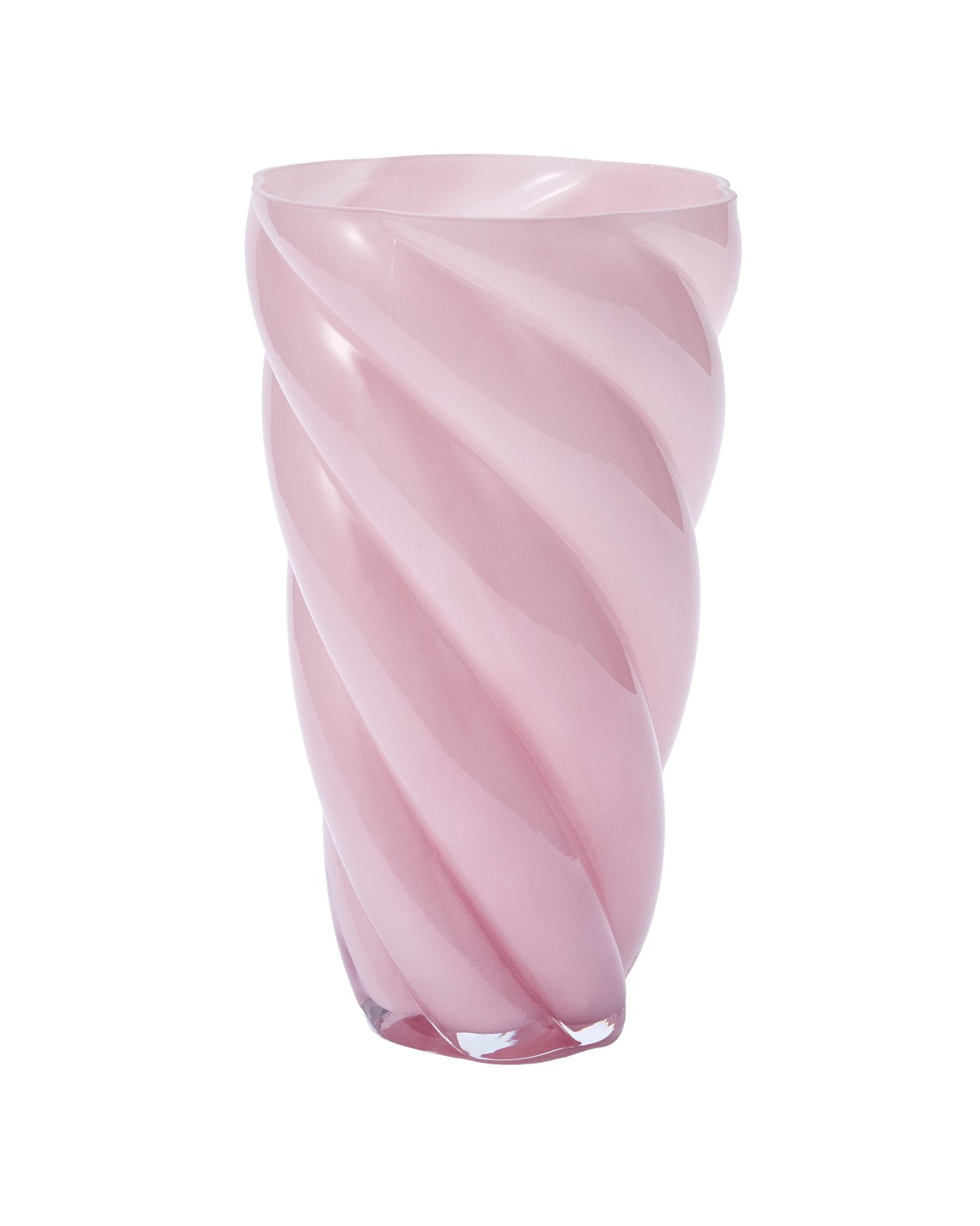 Anko Pink Swirl Glass Vase 3 of 4