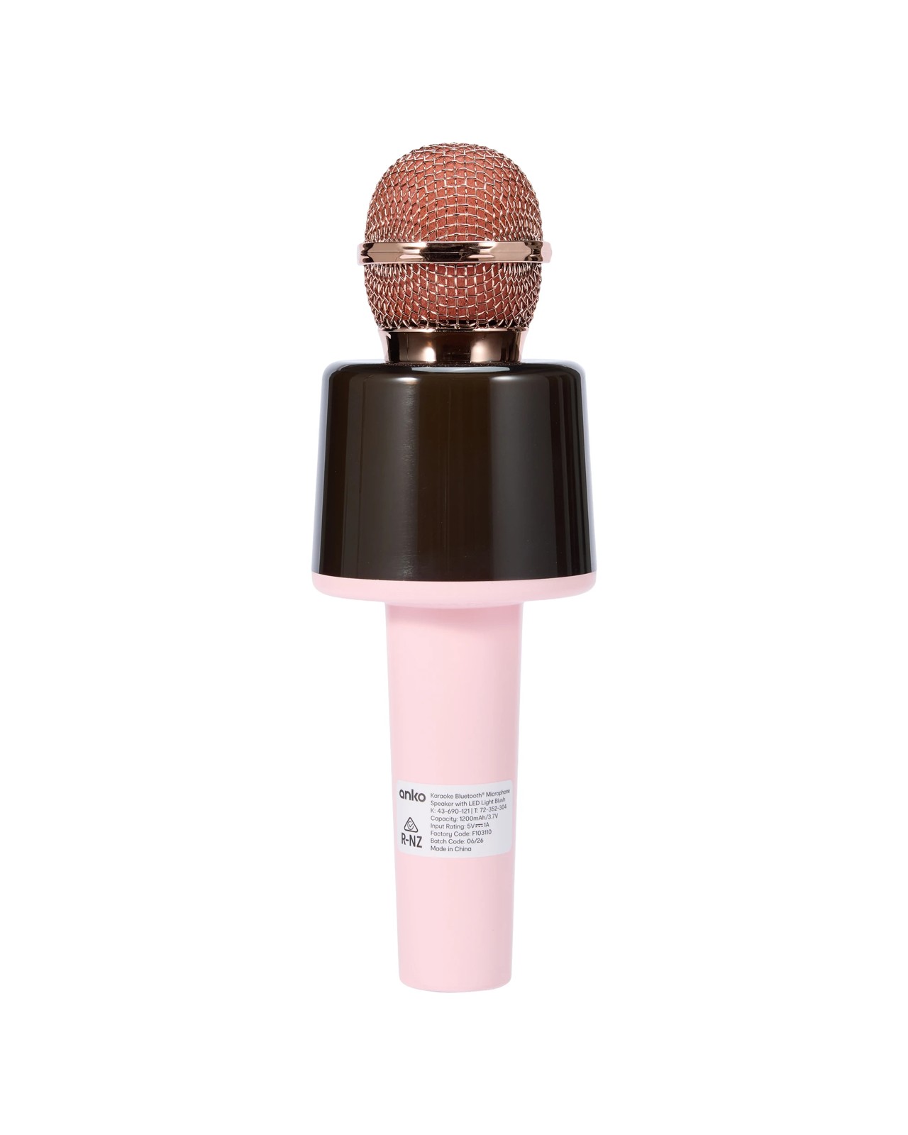 Anko Karaoke Bluetooth Microphone - Pink 2 of 5