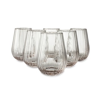 Ripple Stemless Glasses - Anko