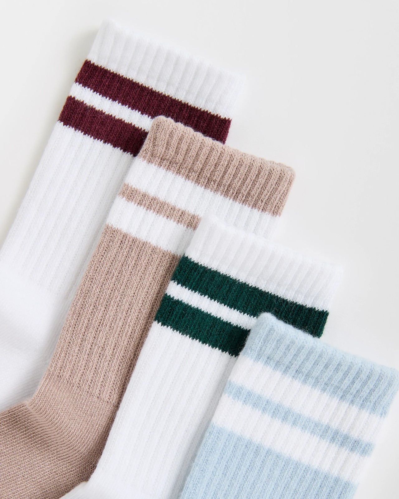 Maxx Australian Cotton Blend 4 Pack Boys Rib Crew Socks 2 of 3