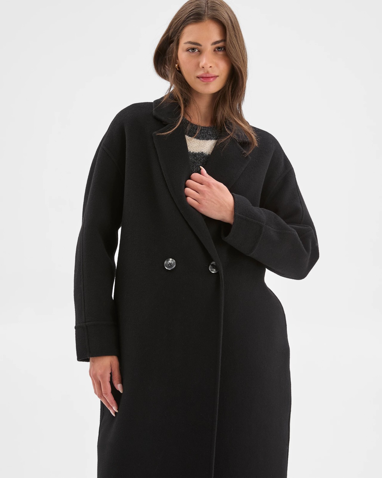 Petites Wool Cocoon Coat 2 of 6