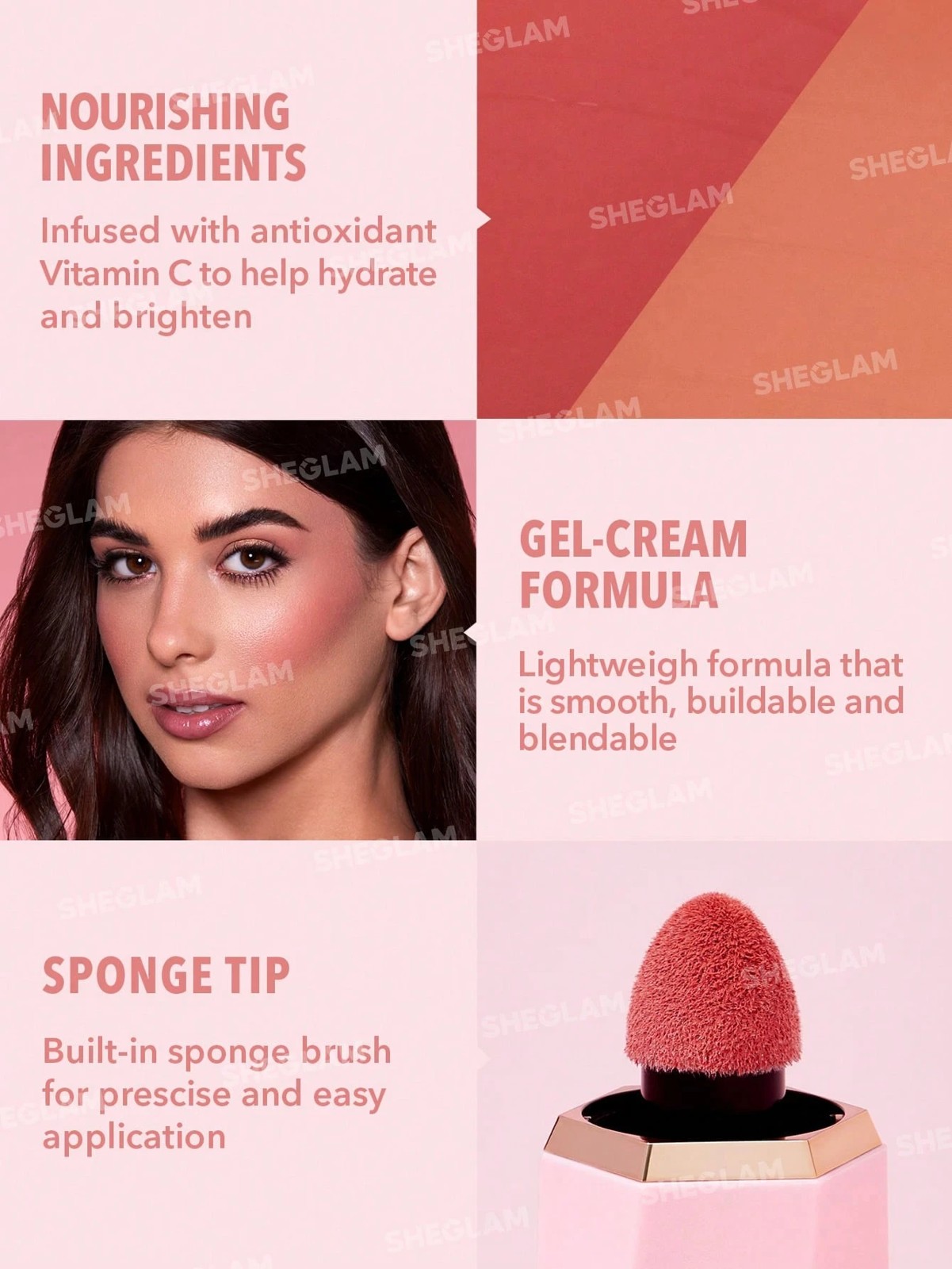 SHEGLAM Color Bloom Liquid Blush - Hush Hush 4 of 6