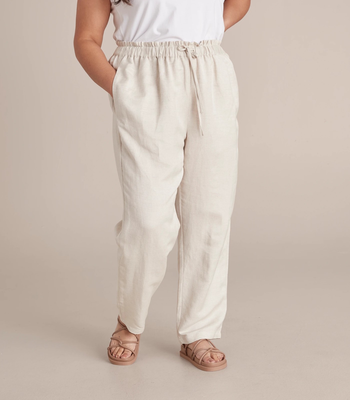 White linen pants target outlet