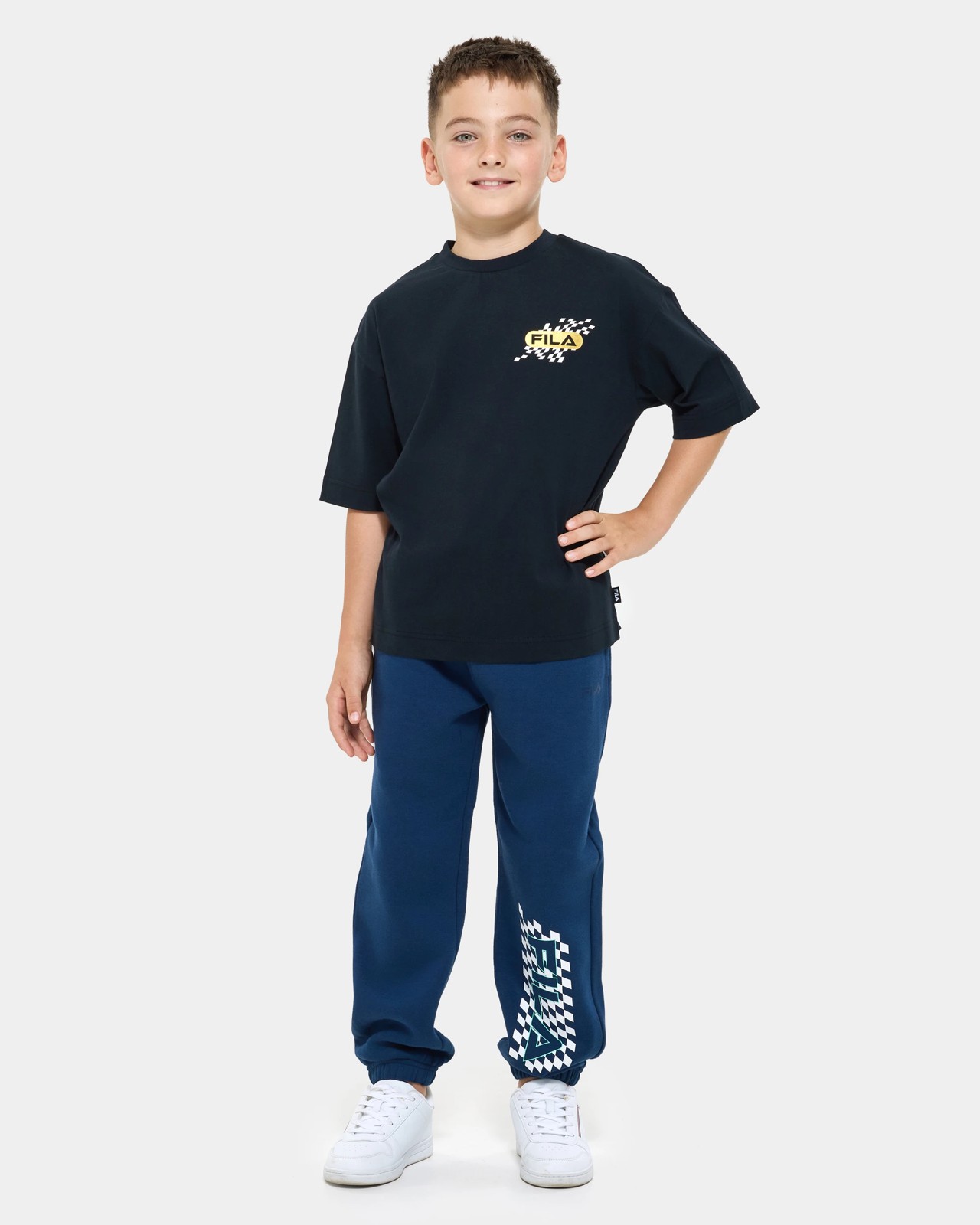 Fila Australian Cotton Hunter Short Sleeve T-Shirt - Black 2 of 5