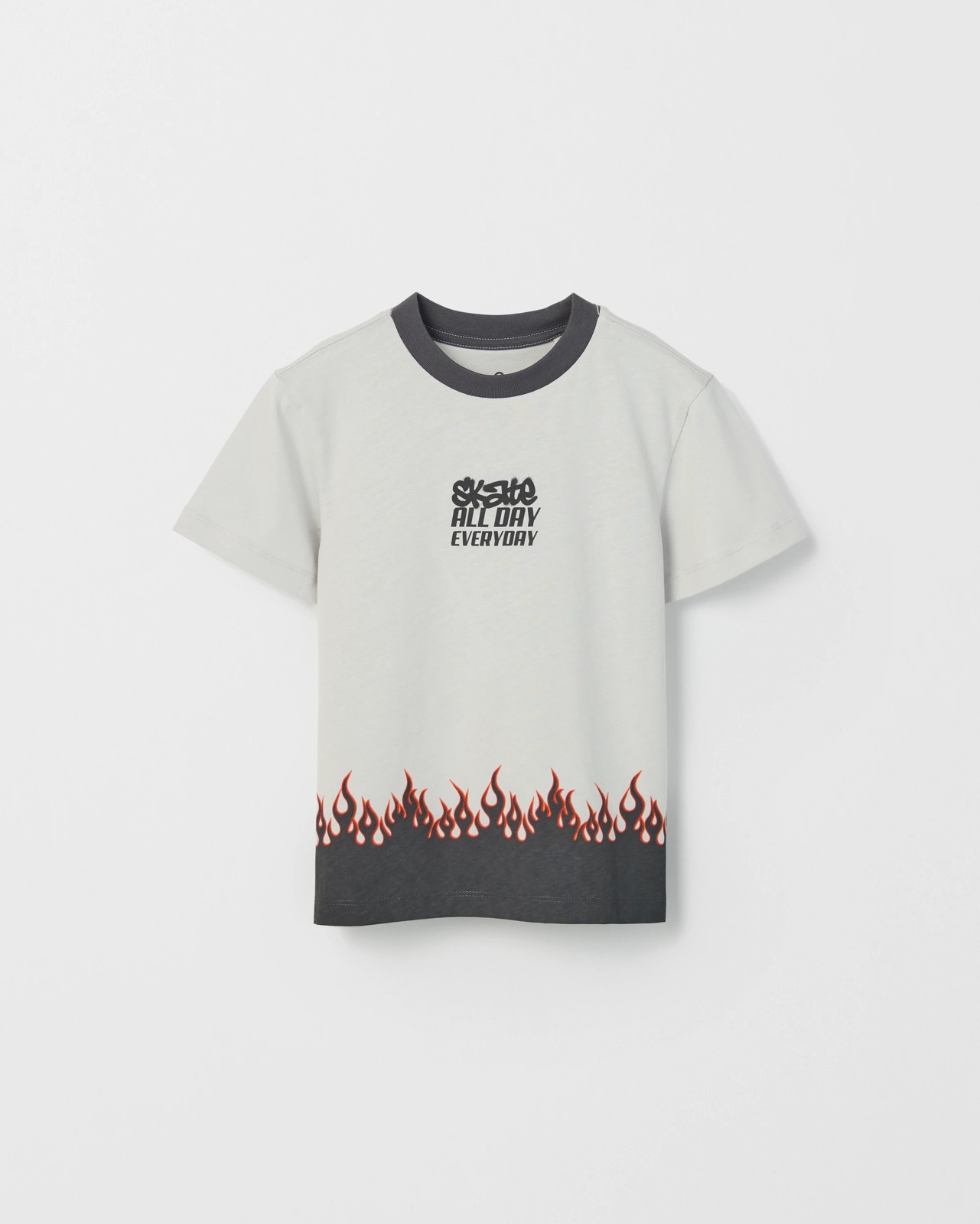 Australian Cotton Short Sleeve T-Shirt - Charcoal 5 of 6