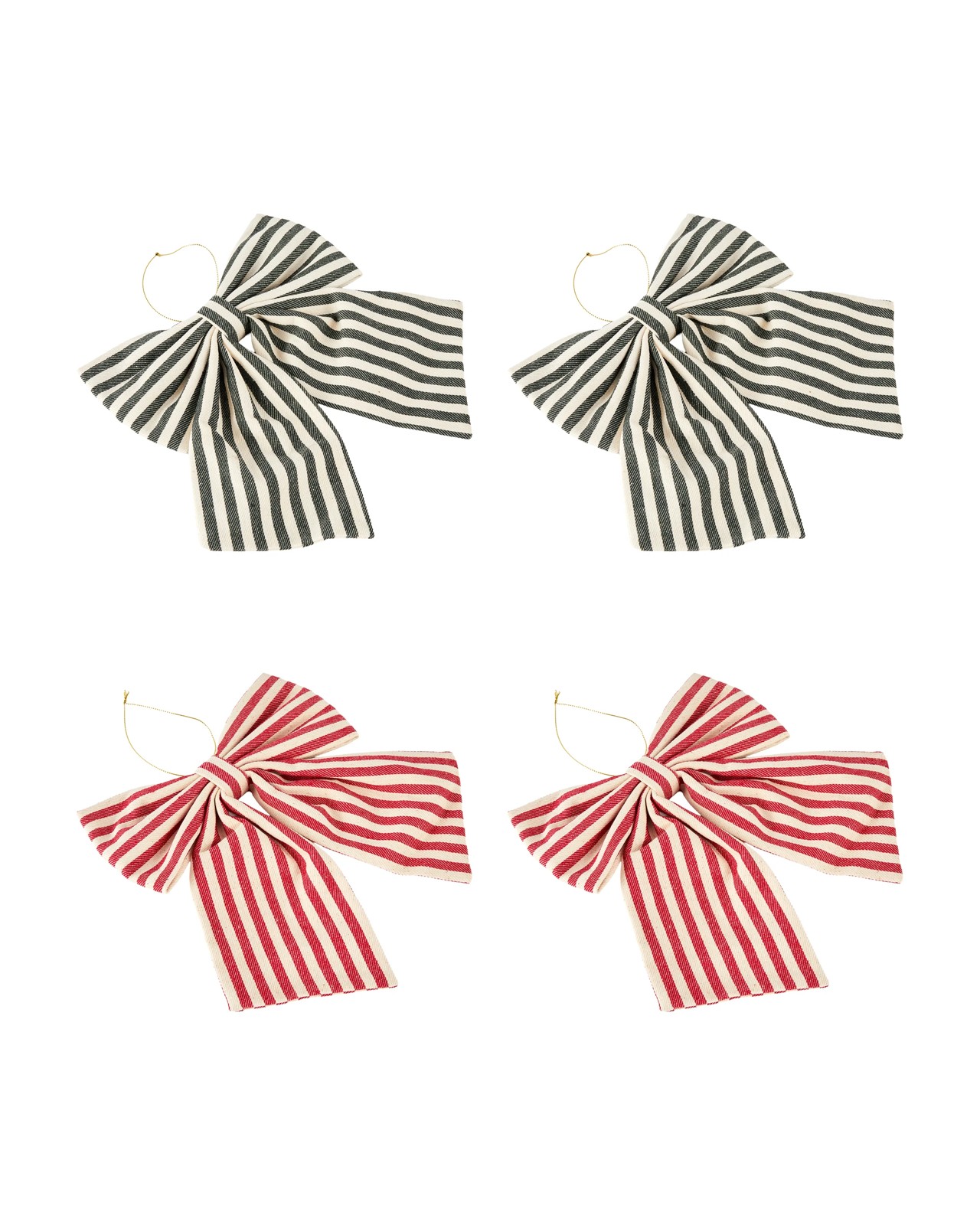 Anko 2 Pack Medium Stripe Bows - Assorted 2 of 4