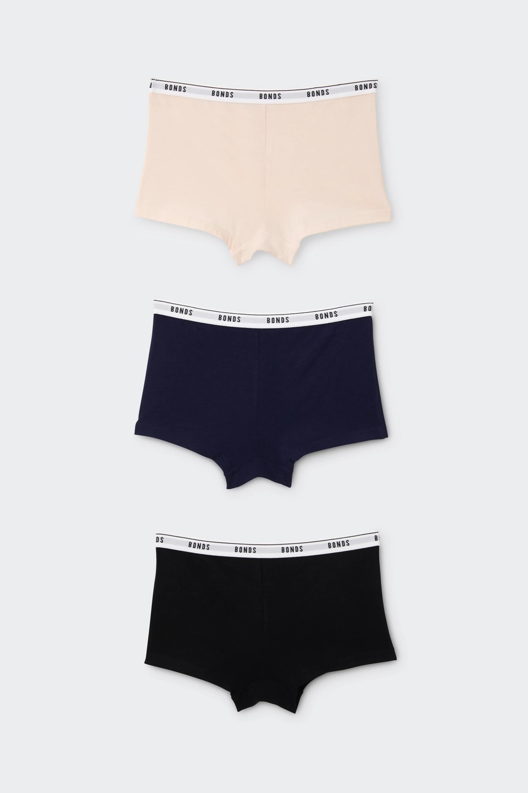 Bonds 3 Pack Girls Hipster Shorties - Multi Tea Party 2 of 3