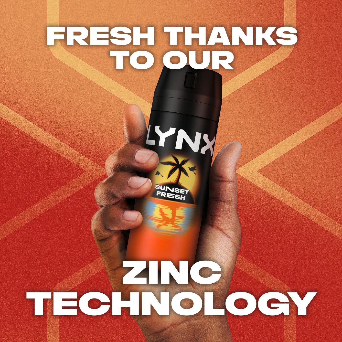 LYNX Sunset Fresh 48H Odour Protection Deodorant Bodyspray 165ml - Mango and Mandarin Scent 3 of 4