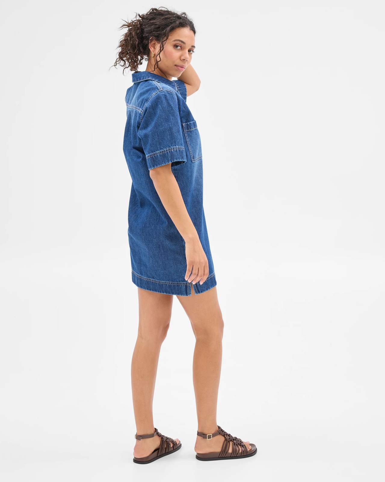 Denim Tunic Dress 6 of 6
