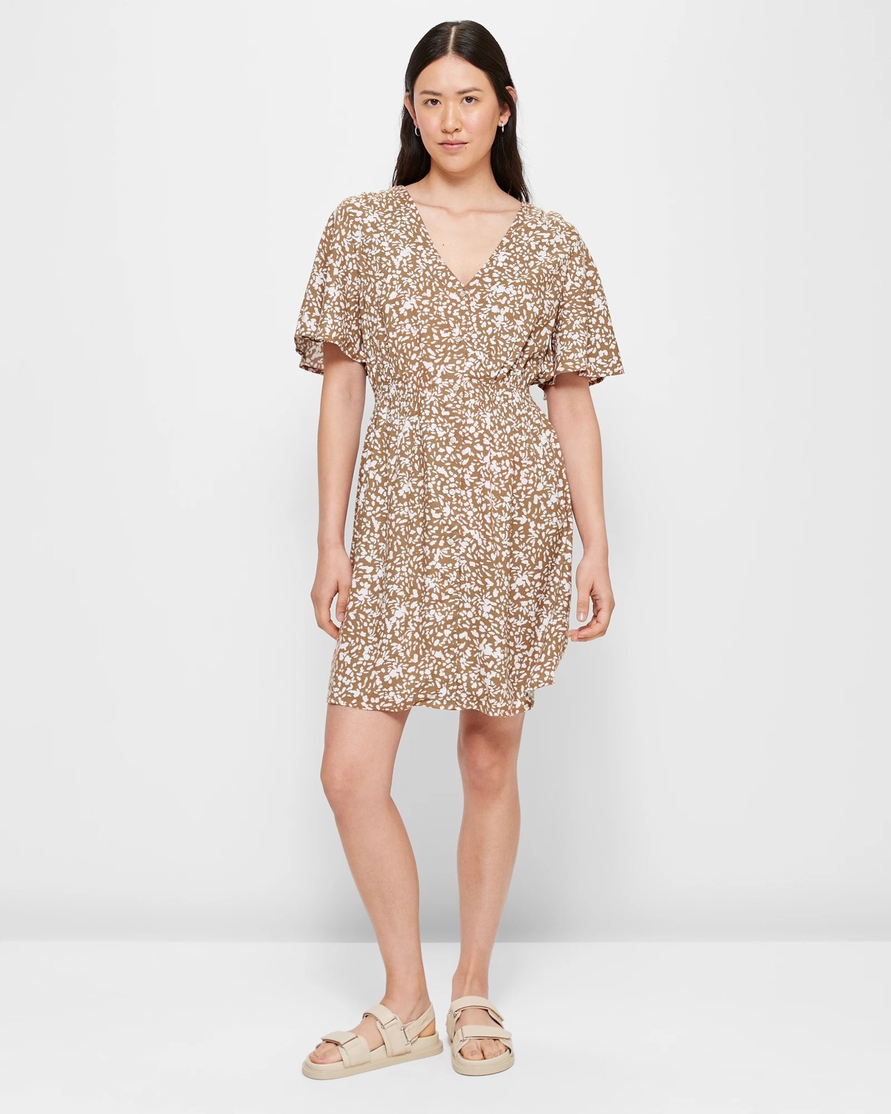 Gathered Waist Mini Dress | Target Australia