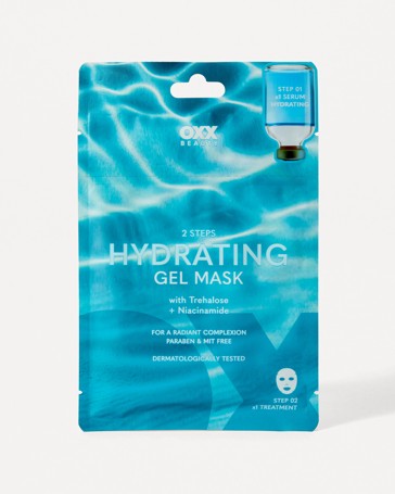 OXX Beauty 2 Steps Hydrating Gel Mask - Trehalose and Niacinamide