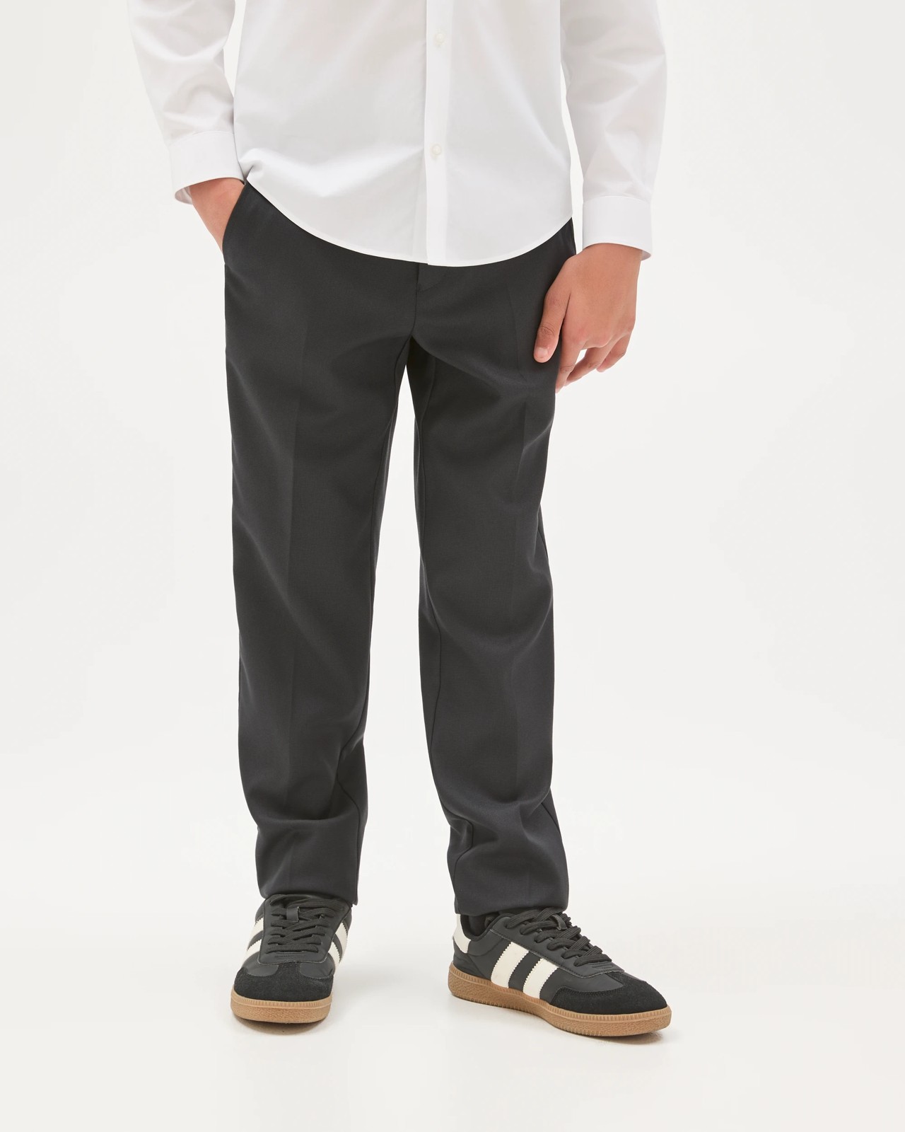Boys Tailored Suiting Pants - Black 4 of 5