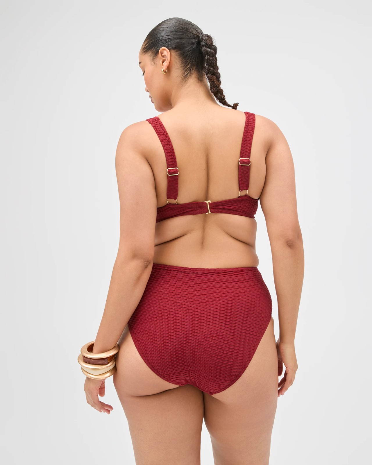 Shape Your Body Resort Balconette Jacquard Swim Bikini Top 6 of 6