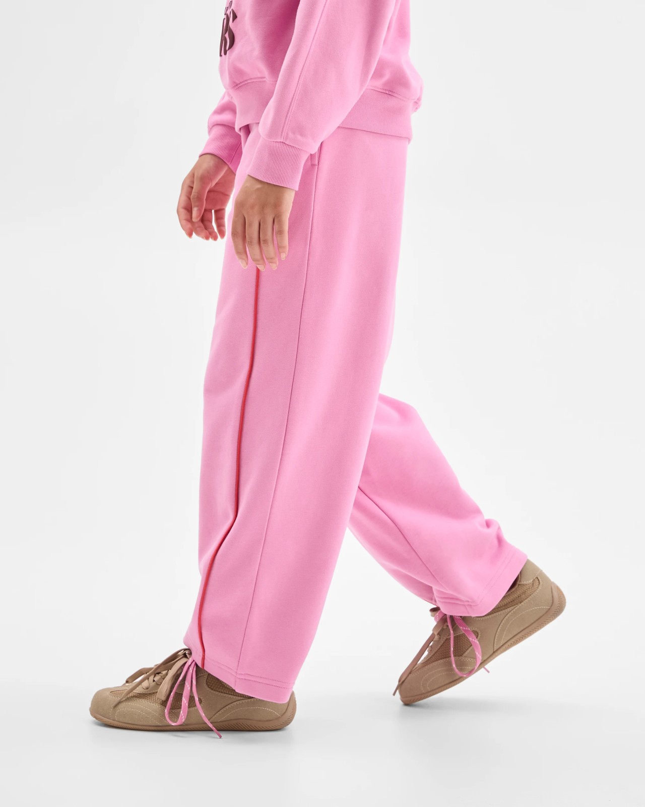 Australian Cotton Blend Trackpants - Pink 4 of 5