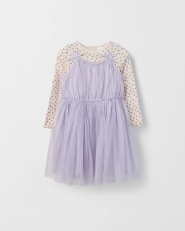 Long Sleeve T-Shirt and Tulle Dress Set