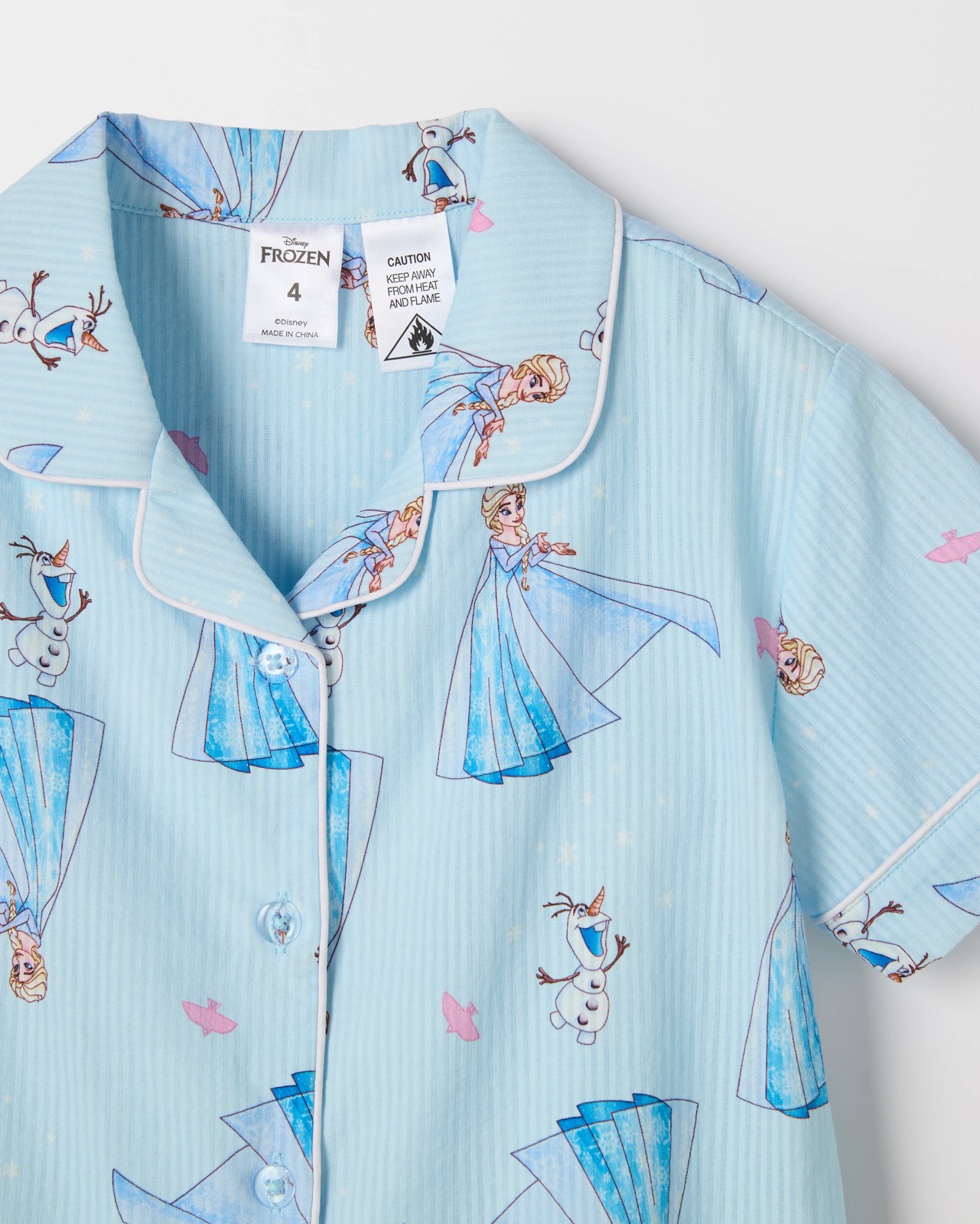 Disney Australian Cotton Younger Girls Pyjama Set - Frozen 2 of 4