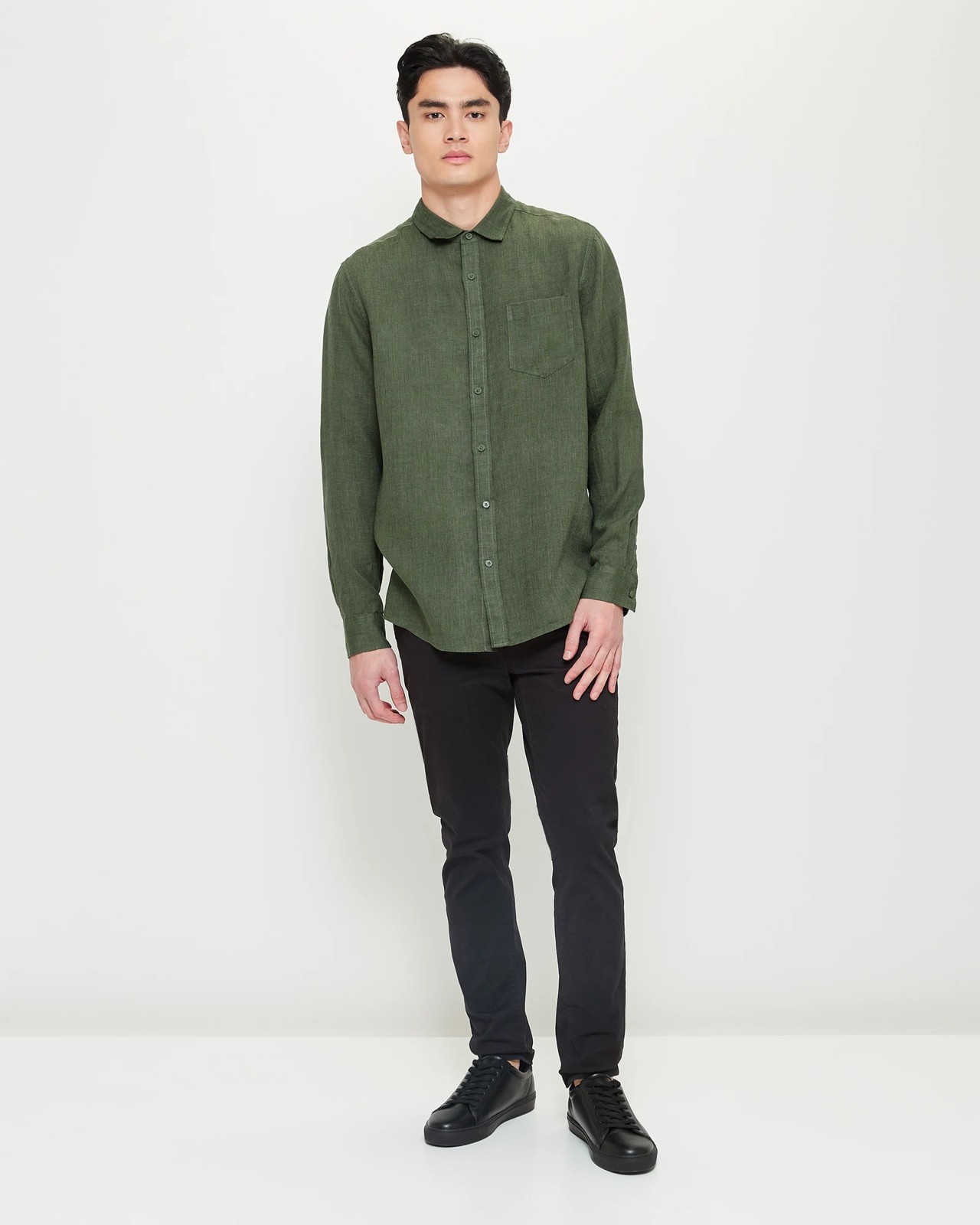 100% European Linen Long Sleeve … curated on LTK