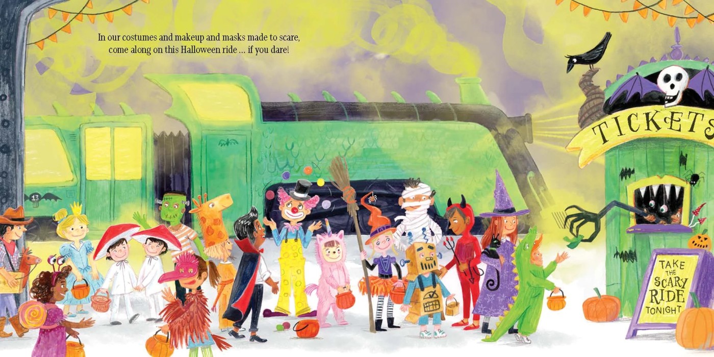 The Halloween Train by Mike Lucas 4 of 5