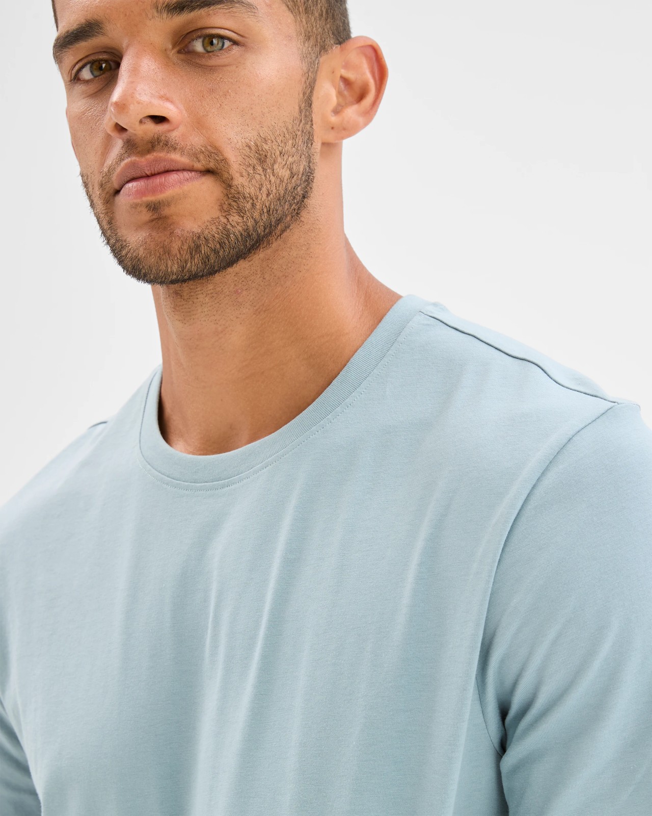 Australian Cotton T-Shirt - Dusty Teal 5 of 6