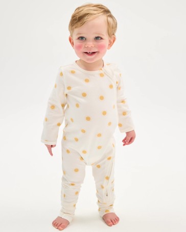 Baby Organic Cotton 3 Pack Zip Coveralls